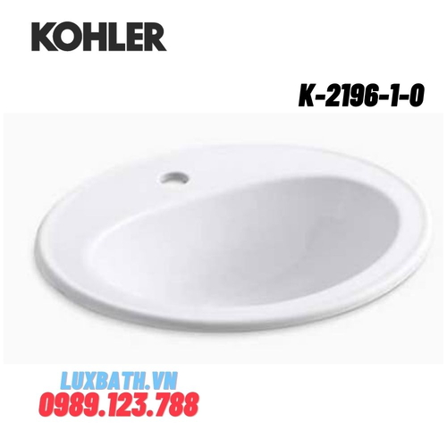 Chậu rửa lavabo Kohler K-2196-1-0 dương vành