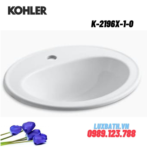 Chậu rửa lavabo Kohler K-2196X-1-0 dương vành