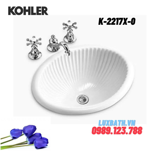 Chậu rửa lavabo Kohler K-2217X-0 dương vành