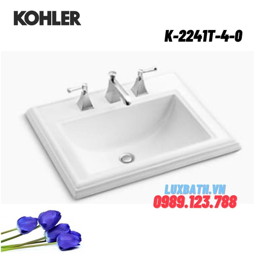 Chậu rửa lavabo Kohler K-2241T-4-0 dương vành