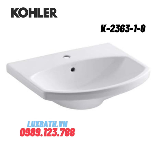 Chậu rửa lavabo Kohler K-2363-1-0 treo tường