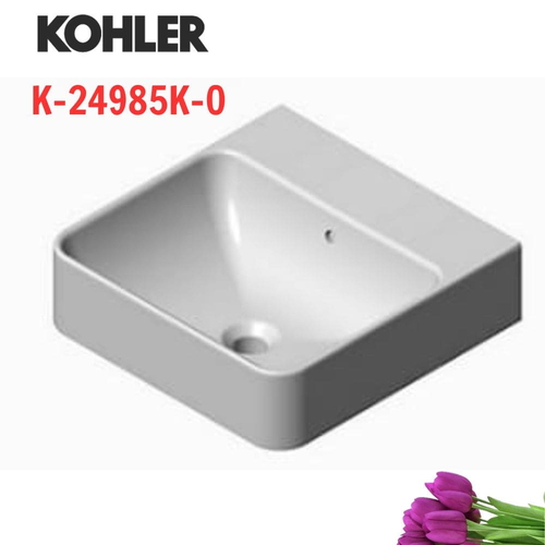 Chậu rửa lavabo Kohler K-24985K-0 treo tường