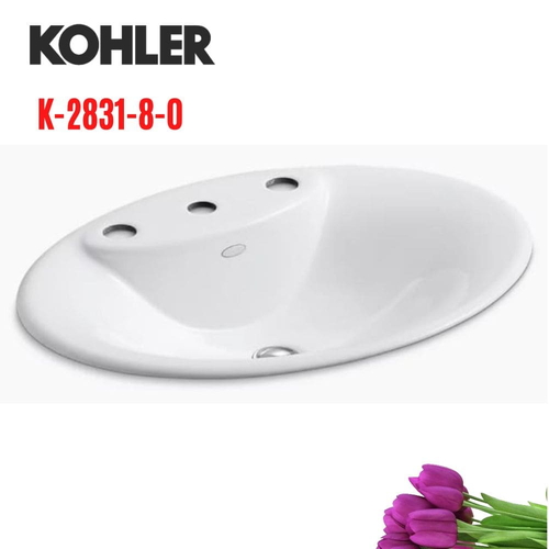 Chậu rửa lavabo Kohler K-2831-8-0 dương vành