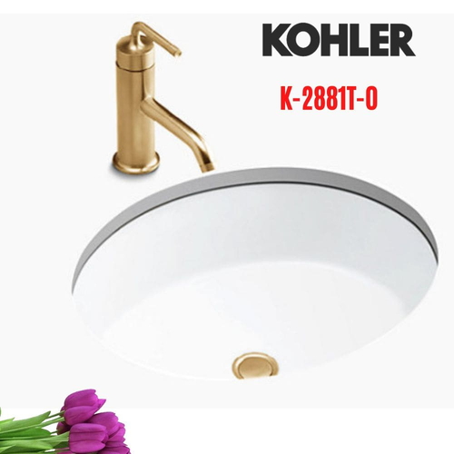Chậu rửa lavabo treo tường Kohler K-2881T-0