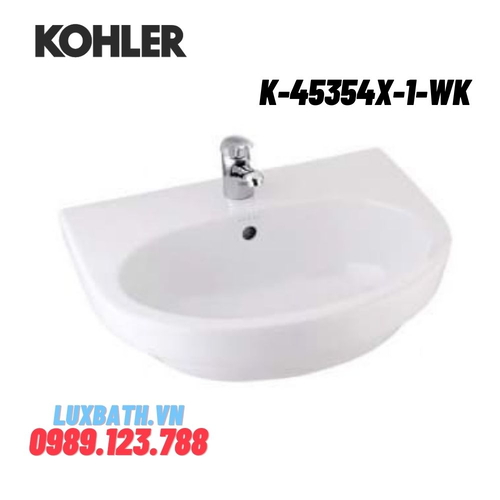 Chậu rửa lavabo Kohler K-45354X-1-WK treo tường