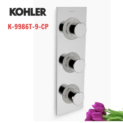 Mặt nạ Kohler K-9986T-9-CP âm tường cảm biến nhiệt 5 chiều