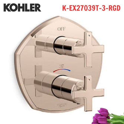Mặt nạ Kohler K-EX27039T-3-RGD âm tường Modulo