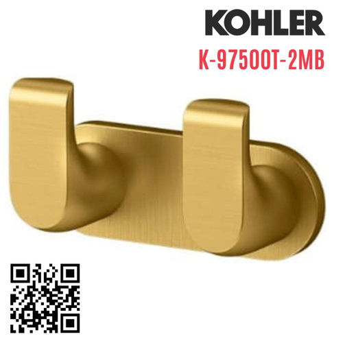 Móc treo quần áo Kohler K-97500T-2MB​ Avid treo đôi