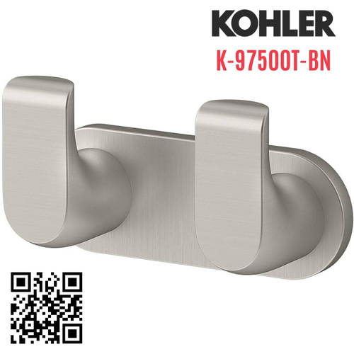 Móc treo quần áo Kohler K-97500T-BN Avid treo đôi