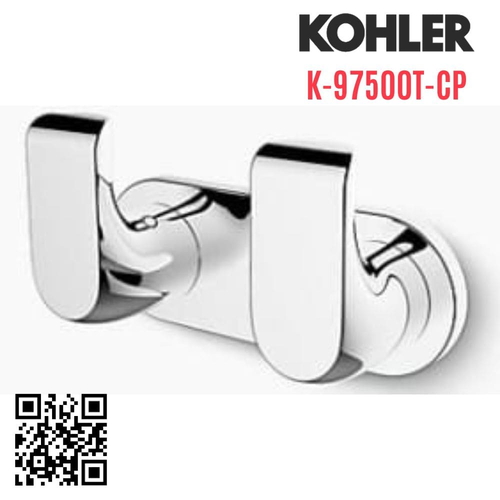 Móc treo quần áo Kohler K-97500T-CP Avid treo đôi