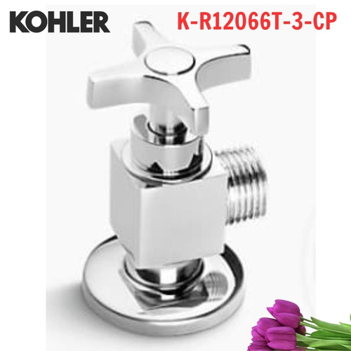 Van khóa nước Kohler K-R12066T-3-CP