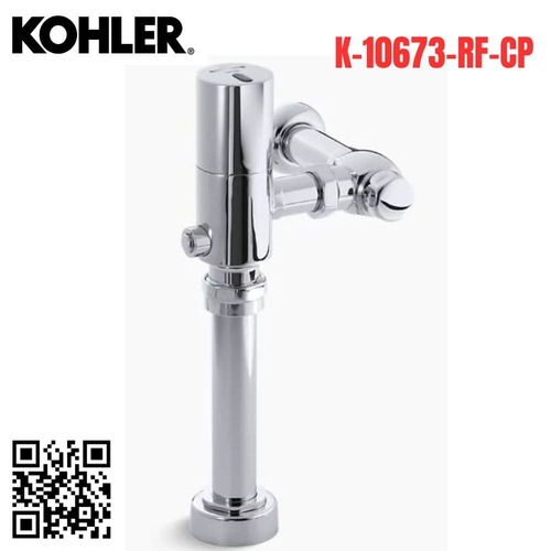 Van xả tiểu cảm ứng Kohler K-10673-RF-CP tiểu nam dùng pin