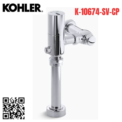 Van xả tiểu cảm ứng Kohler K-10674-SV-CP tiểu nam dùng pin