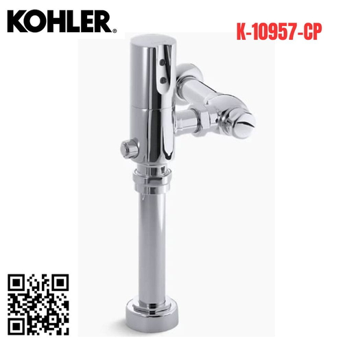 Van xả tiểu cảm ứng Kohler K-10957-CP tiểu nam dùng pin