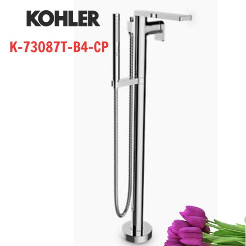 Vòi bồn tắm đặt sàn Kohler K-73087T-B4-CP