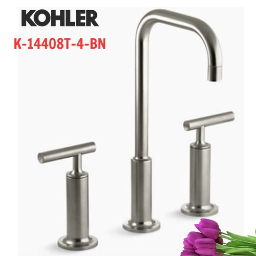 Vòi bồn tắm gắn bồn Kohler K-14408T-4-BN Purist