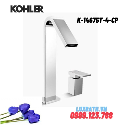 Vòi bồn tắm gắn bồn Kohler K-14675T-4-CP