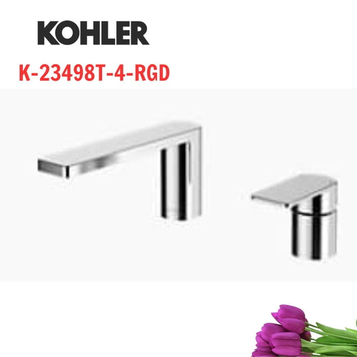 Vòi bồn tắm gắn bồn Kohler K-23498T-4-RGD Parallel