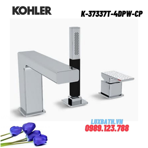 Vòi bồn tắm gắn bồn Kohler K-37337T-4DPW-CP