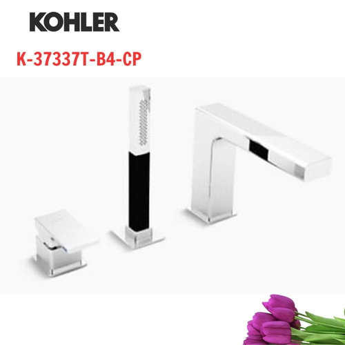 Vòi bồn tắm gắn bồn Kohler K-37337T-B4-CP Strayt