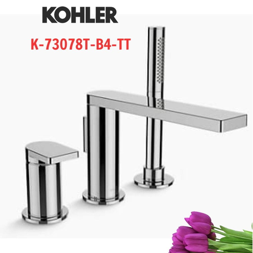 Vòi bồn tắm gắn bồn Kohler K-73078T-B4-TT