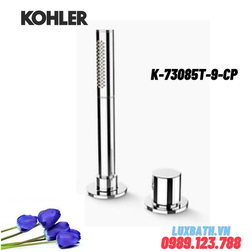 Vòi bồn tắm gắn bồn Kohler K-73085T-9-CP