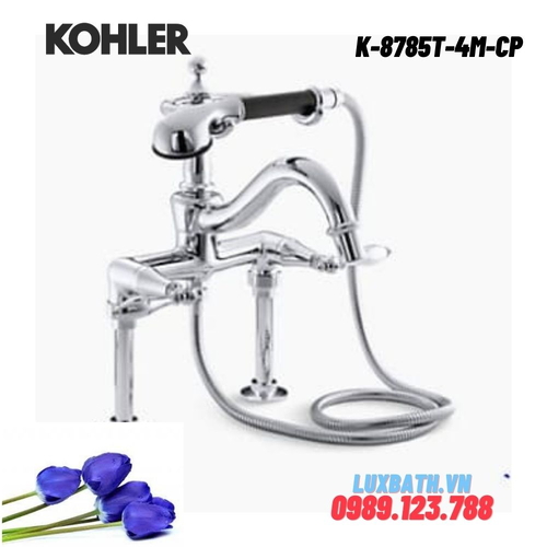 Vòi bồn tắm gắn bồn Kohler K-8785T-4M-CP