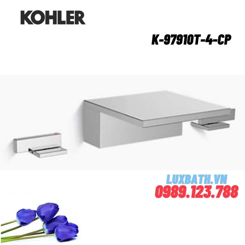 Vòi bồn tắm gắn bồn Kohler K-97910T-4-CP