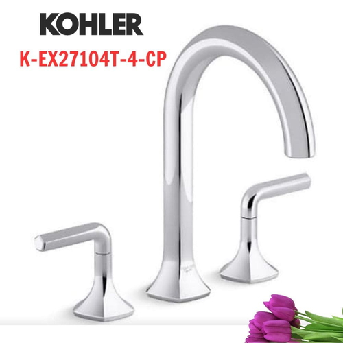 Vòi bồn tắm gắn bồn Kohler K-EX27104T-4-CP Occasion