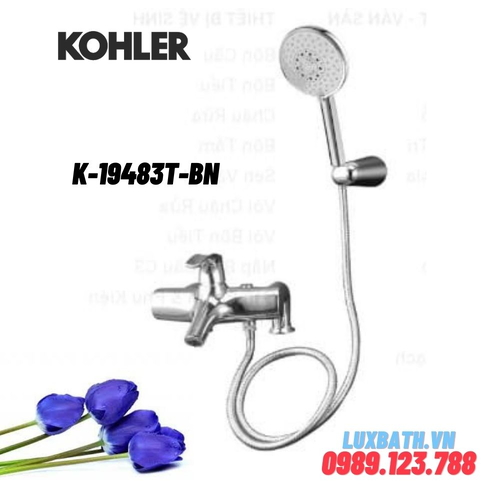 Vòi bồn tắm Kohler K-19483T-BN gắn tường