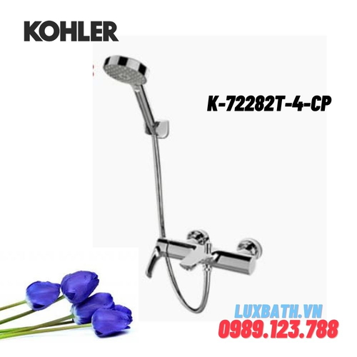 Vòi bồn tắm Kohler K-72282T-4-CP Aleo gắn tường