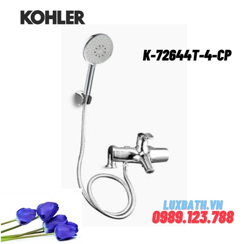 Vòi bồn tắm Kohler K-72644T-4-CP gắn tường