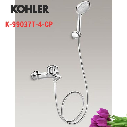 Vòi bồn tắm Kohler K-99037T-4-CP Refinia gắn tường