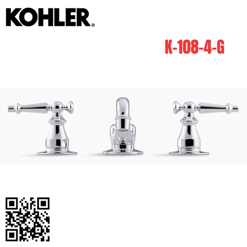 Vòi Chậu Lavabo Kohler K-108-4-G Nóng Lạnh 3 lỗ