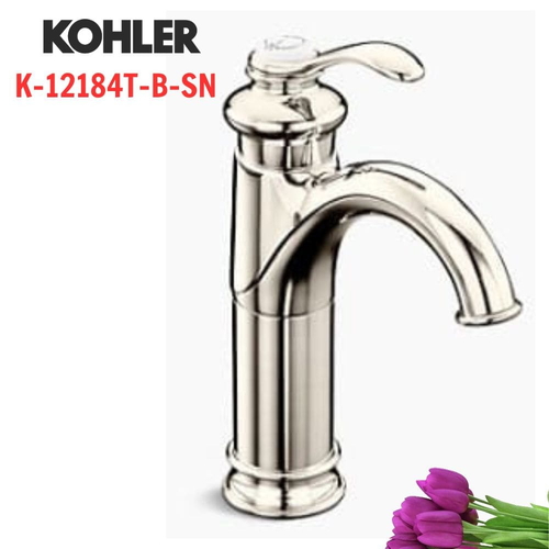 Vòi Chậu Lavabo Kohler K-12184T-B-SN Nóng Lạnh 1 lỗ
