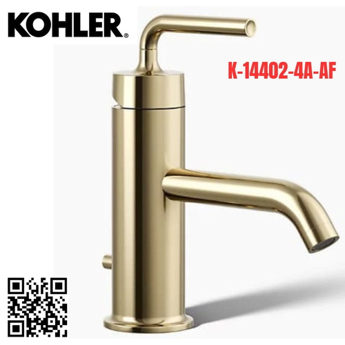 Vòi Chậu Lavabo Kohler K-14402-4A-AF Nóng Lạnh 1 lỗ