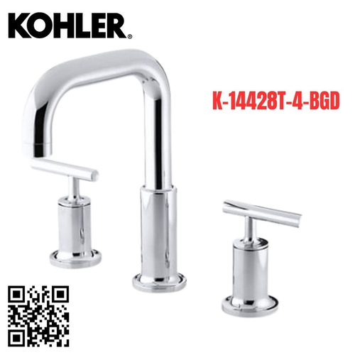 Vòi Chậu Lavabo Kohler K-14428T-4-BGD Nóng Lạnh 3 lỗ