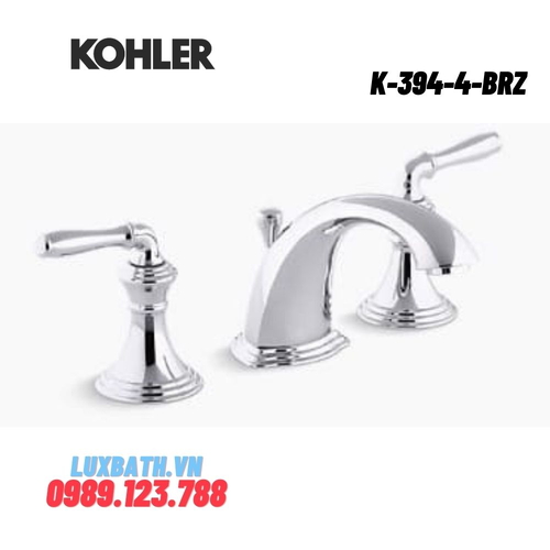 Vòi Chậu Lavabo Kohler K-394-4-BRZ 3 lỗ