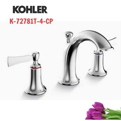 Vòi Chậu Lavabo Kohler K-72781T-4-CP 3 lỗ