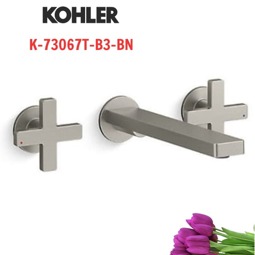 Vòi Chậu Lavabo Kohler K-73067T-B3-BN gắn tường