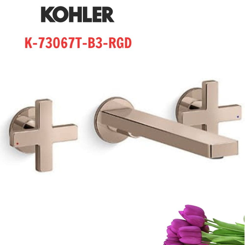 Vòi Chậu Lavabo Kohler K-73067T-B3-RGD gắn tường
