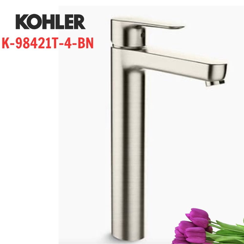 Vòi Chậu Lavabo Kohler K-98421T-4-BN Nóng Lạnh 1 lỗ