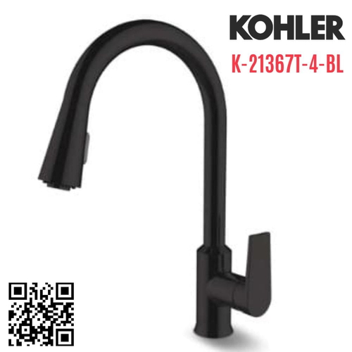 Vòi rửa bát Kohler K-21367T-4-BL