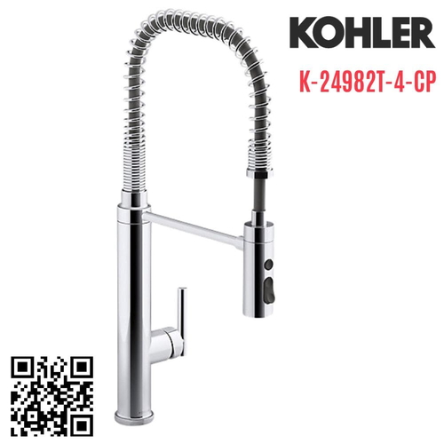 Vòi rửa bát Kohler K-24982T-4-CP