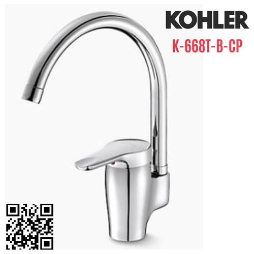 Vòi rửa bát Kohler K-668T-B-CP