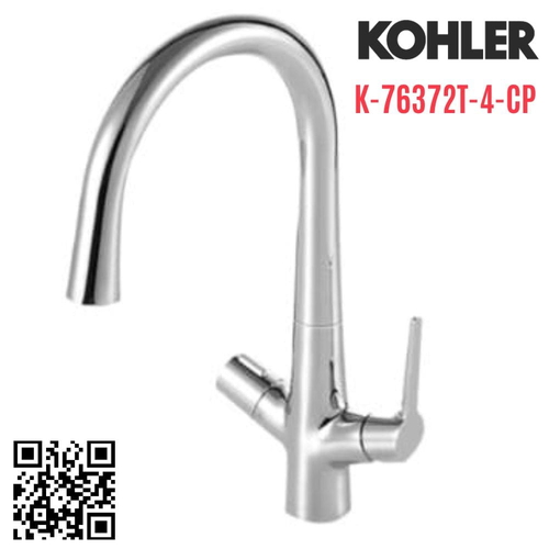 Vòi rửa bát Kohler K-76372T-4-CP