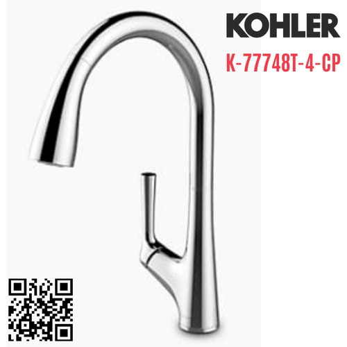 Vòi rửa bát Kohler K-77748T-4-CP