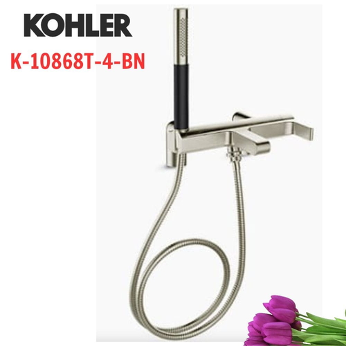 Vòi bồn tắm Kohler K-10868T-4-BN Singulier gắn tường Mỹ