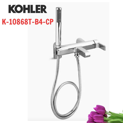 Vòi bồn tắm Kohler K-10868T-B4-CP Singulier gắn tường Mỹ