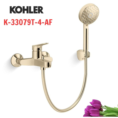 Vòi bồn tắm Kohler K-33079T-4-AF Accliv gắn tường Mỹ